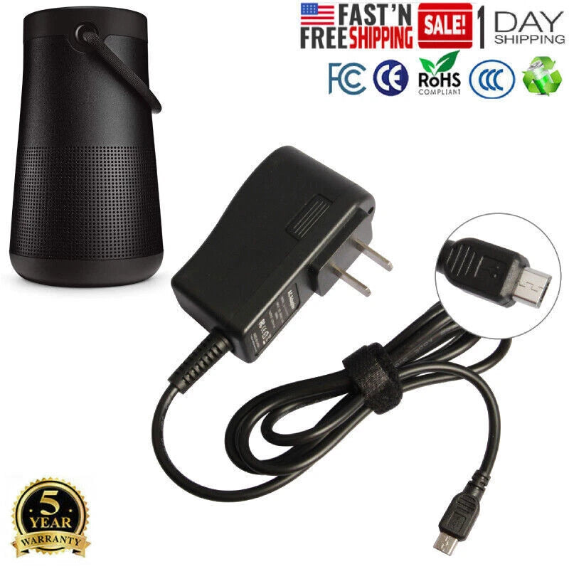 Micro Charger for Bose SoundLink Color Bluetooth Speaker Companion 2 Charger