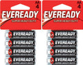 8 Energizer Super Heavy Duty AA Batteries, Eveready (2 x 4)