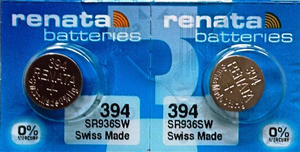 394 RENATA WATCH BATTERIES SR936SW (5 Pieces) New packaging Authorized Seller