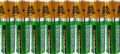 New 8 Pcs 2600mAh JCB NiMH AA Rechargeable Batteries