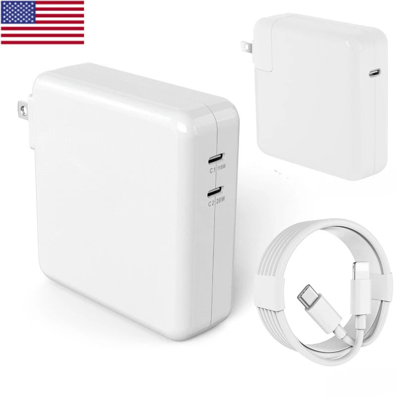 138W USB-C Mac Book Pro Charger Block 6Foot Charging for Apple MacBook iPhone 17