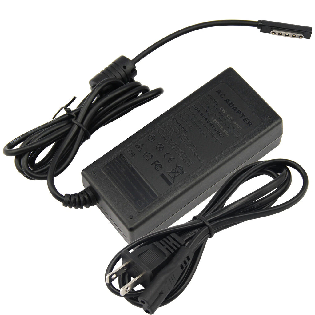 12V 3.6A AC Power Cord Charger Adapter For Microsoft Surface 10.6 Windows 8 Pro