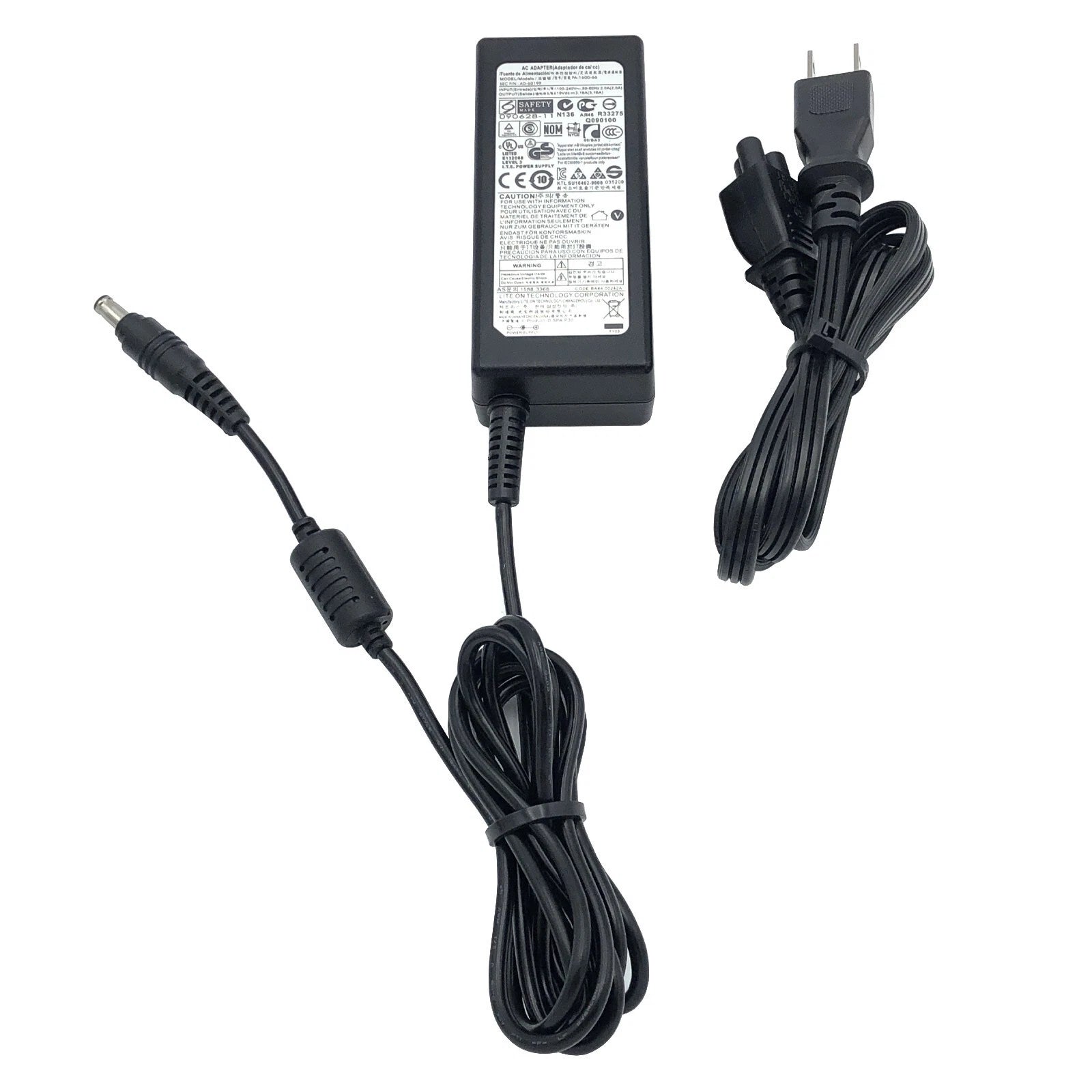 NEW Genuine Lite-On 60W AC Adapter PA-1600-66 AD-6019R Power Supply 19V 3.16A
