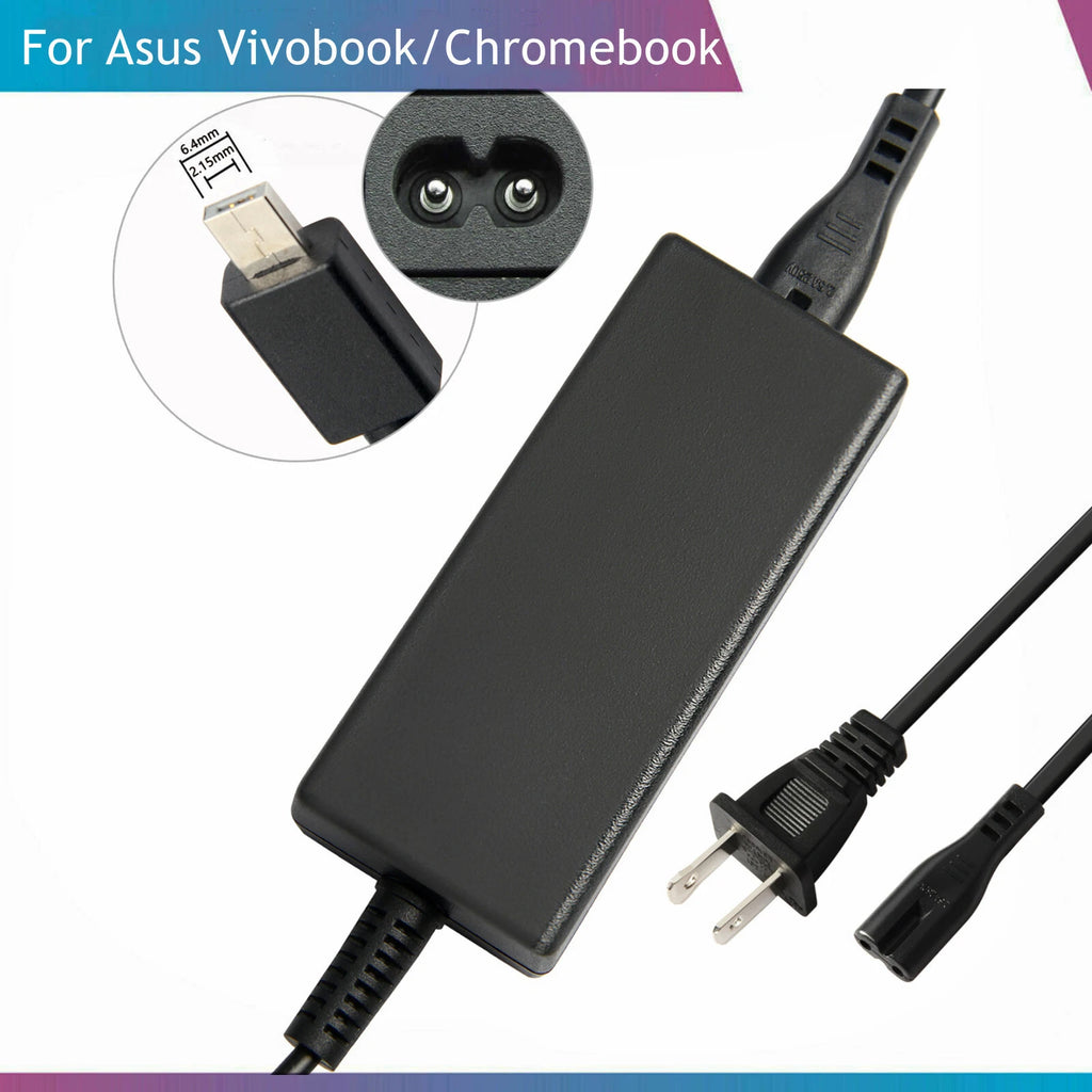 For Asus Chromebook Flip C100 C100P C100PA AC Adapter Charger 33W Power Supply