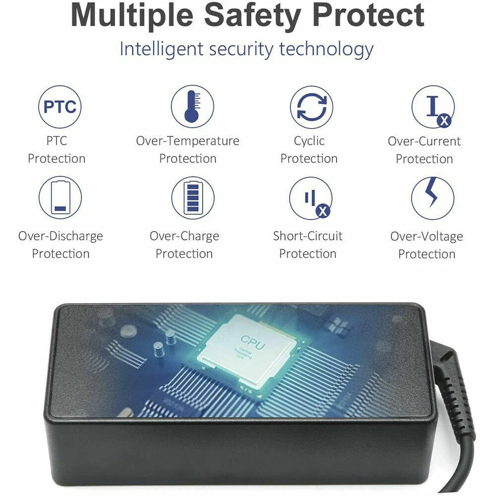 65W USB C Charger Laptop Adapter Type C Laptop Power Adapter Supply for Lenovo