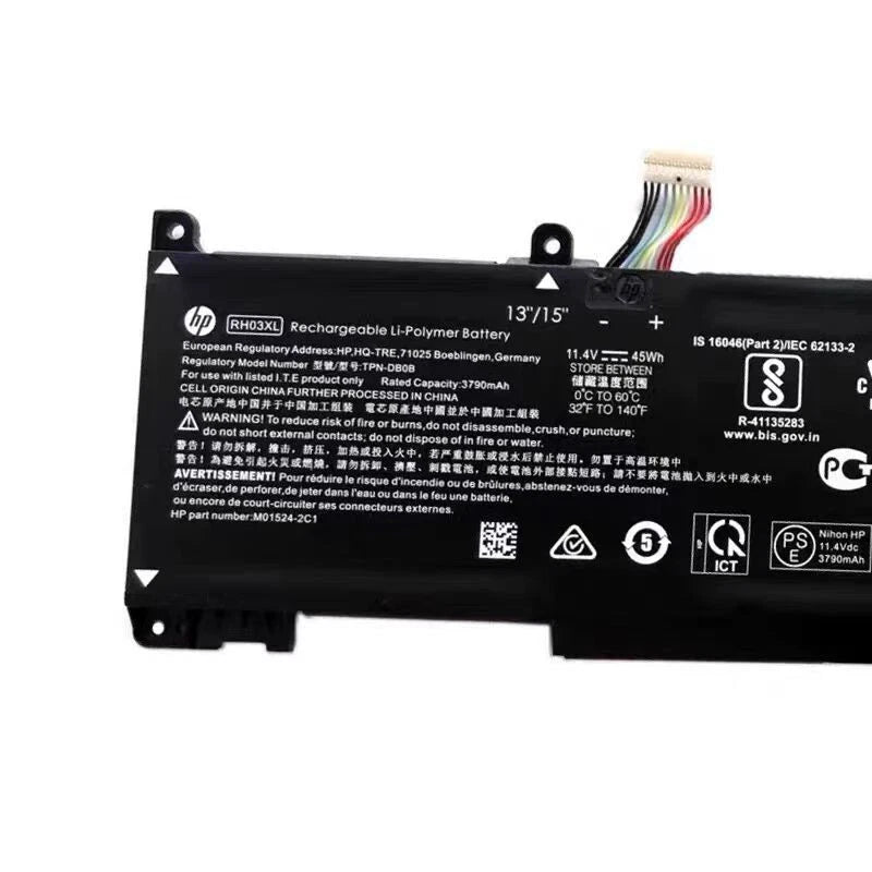 Genuine RH03XL Battery for HP ProBook 430 440 445 450 630 640 650 G8 M02027-005