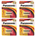 4x Panasonic 3V CR-123 Photo Lithium Battery Compatible With 5018LC 6205 VL123A