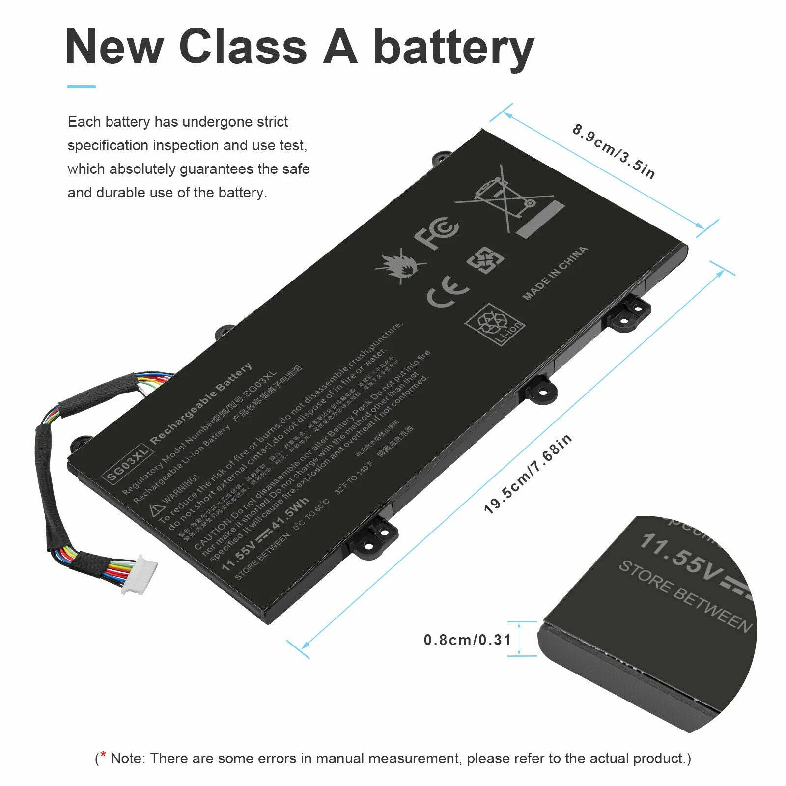 SG03XL Battery for HP Envy M7-U109DX 17-u163cl Notebook 849315-850 849314-856 US
