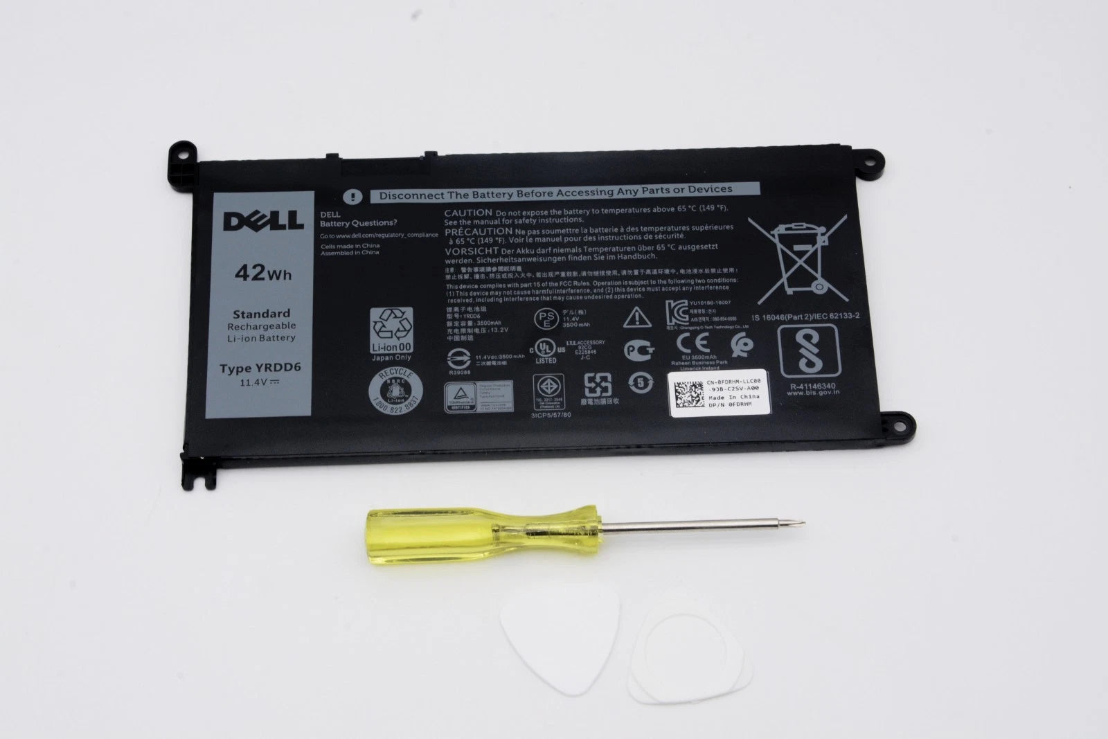 Genuine YRDD6 Battery for Dell Inspiron 14 15 17 3000 5000 7000 Vostro 3491 5581