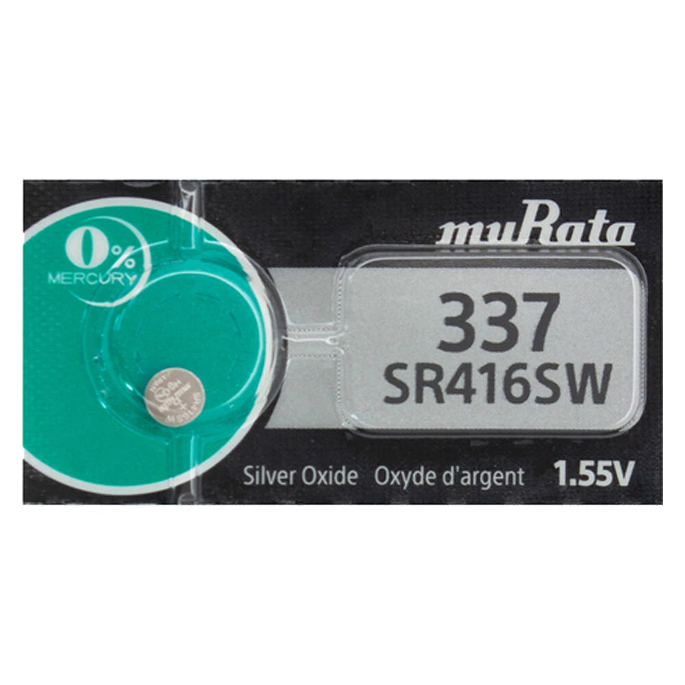 2 Murata 337 SR416SW V337 GP337 D337 LR416 337A Watch Battery - Replaces Sony