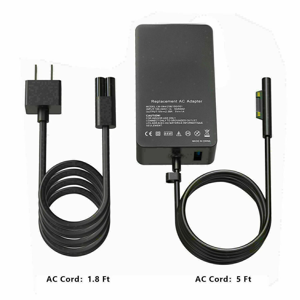 1796 1800 1963 Surface Pro Charger For Surface Pro &Go Book 7/6/5/4/3 Ac Adapter