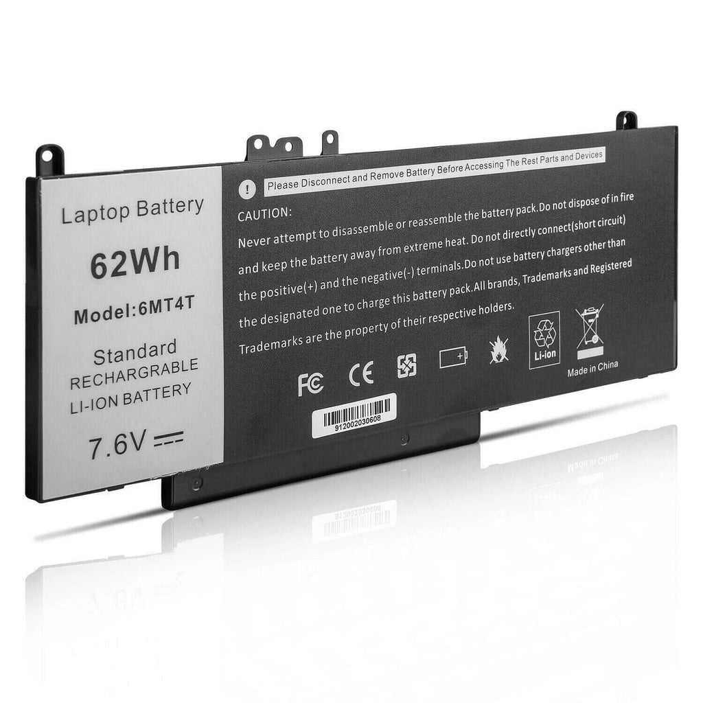 6MT4T Laptop Battery For Dell Latitude E5470 E5570 79VRK 7V69Y TXF9M 62Wh 7.6V