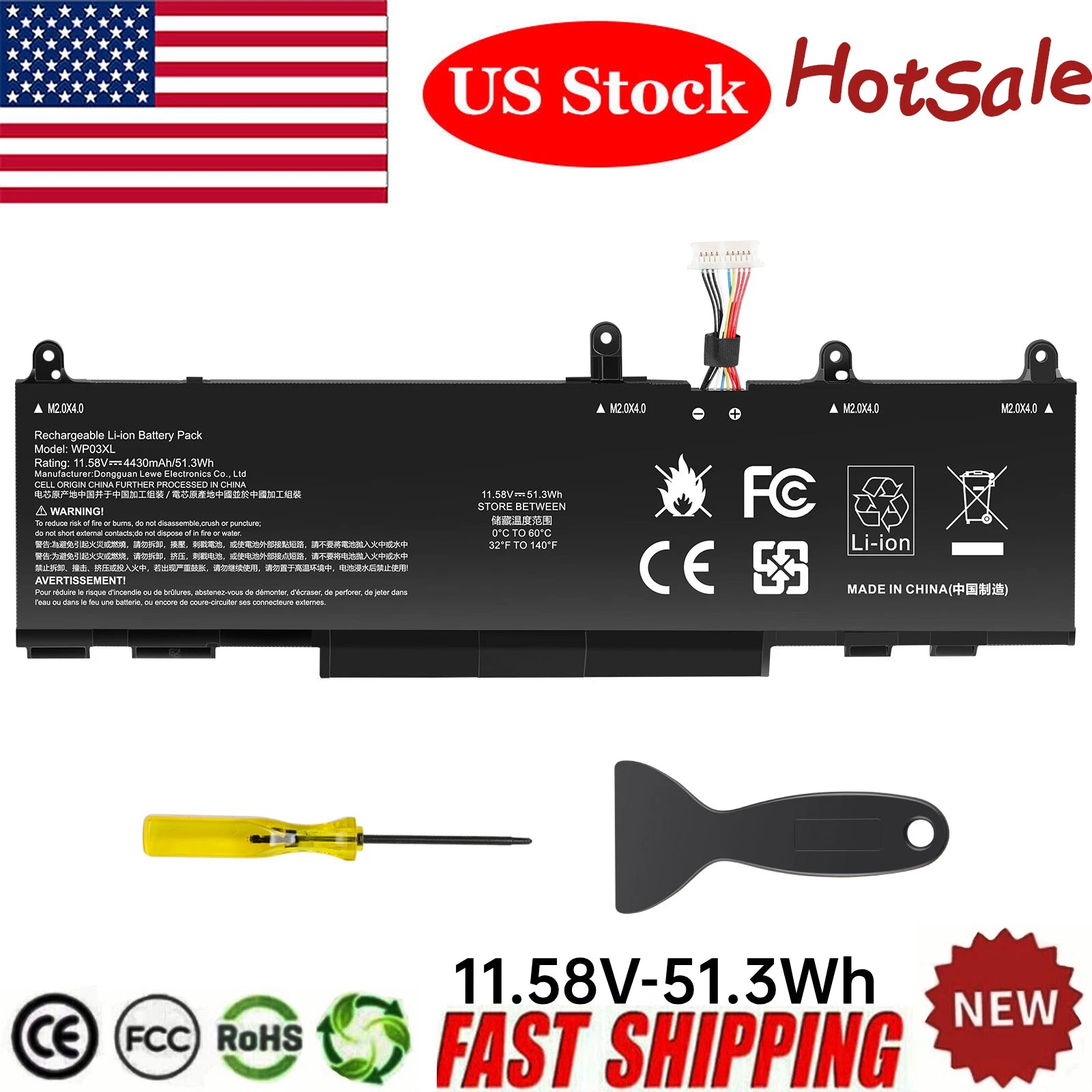 WP03XL Battery For HP EliteBook 830 1040 G9 835 840 845 860 865 G9 G10