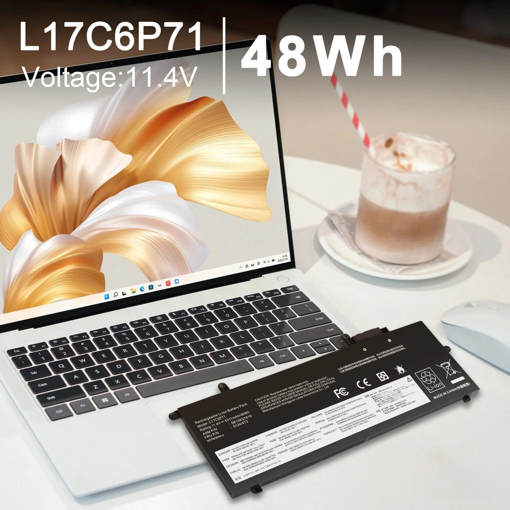 01AV470 01AV471 L17C6P71 L17M6P71 Laptop Battery For Lenovo ThinkPad X280 A285