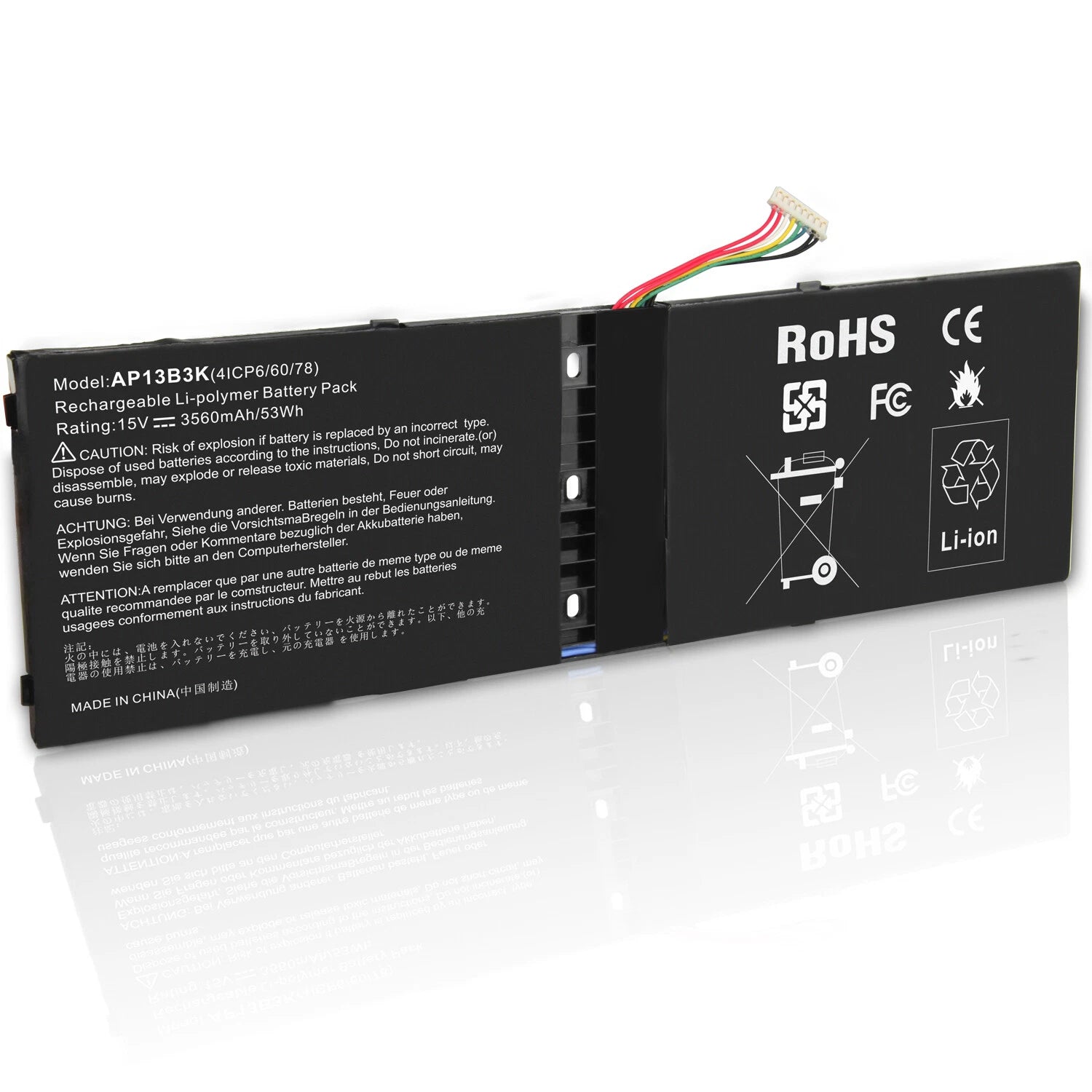 AP13B3K AP13B8K Battery for Acer Aspire V5-472 V5-572P V5-573 V7-481 R7-572 53Wh