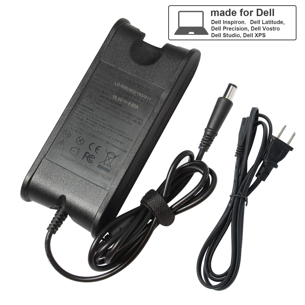 90W AC Adapter Charger For Dell Inspiron 15 7000 Series 7537 Laptop Power Supply