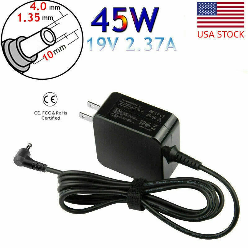 For Asus Vivobook Laptop Charger Adapter 19V 2.37A AD883220 X553M Power Cord PSU