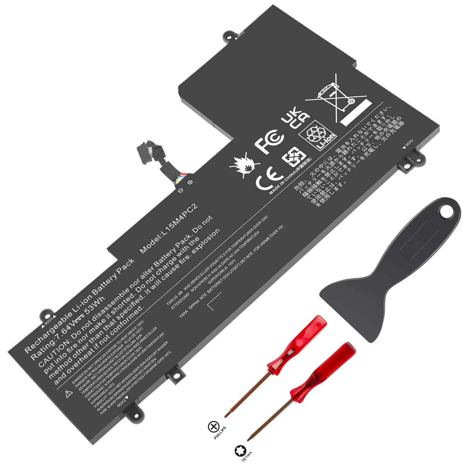 L15M4PC2 L15L4PC2 Battery For Lenovo Yoga 710-15ISK 710-14IKB 710-15IKB + TOOL