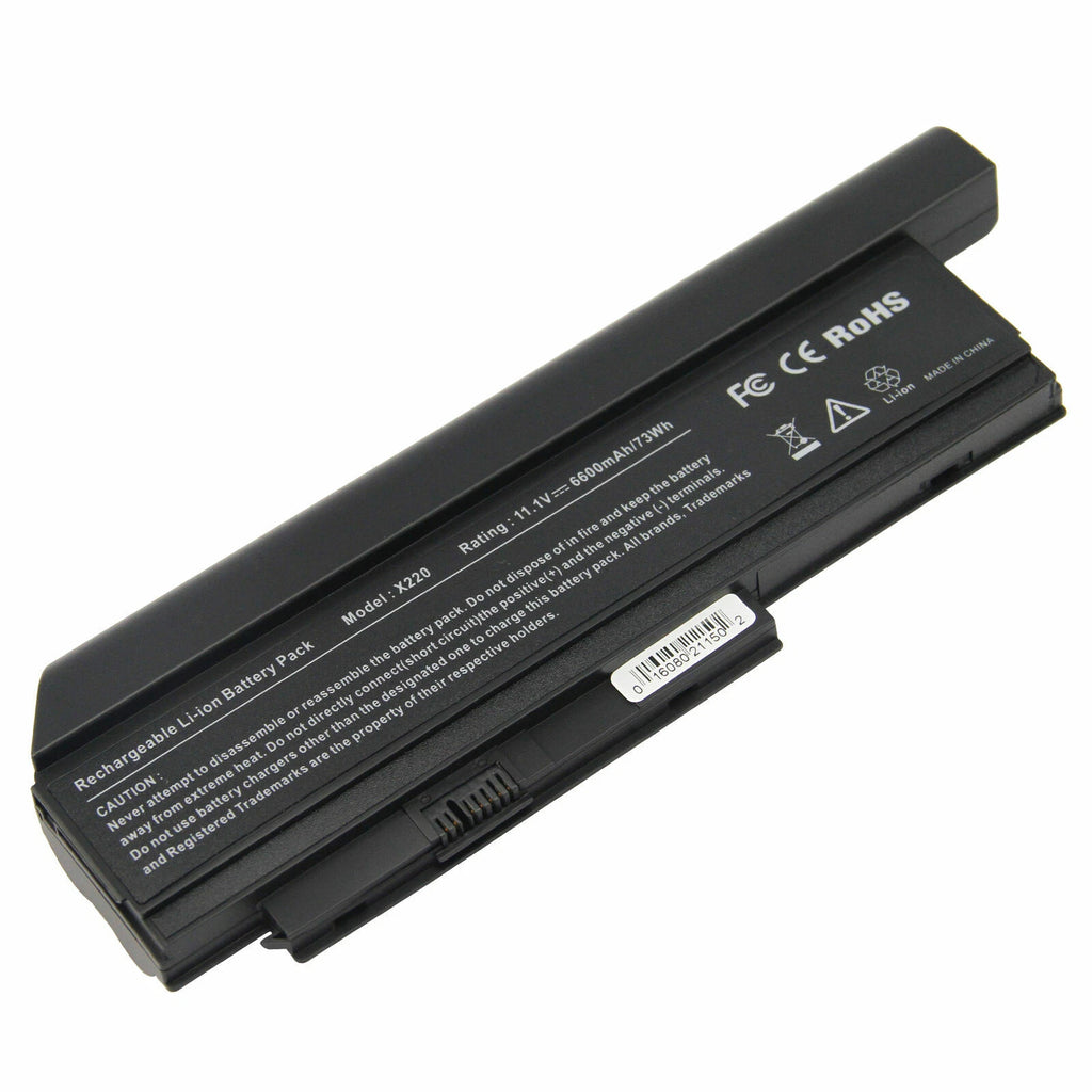 For Lenovo ThinkPad X220 X220i Battery 0A36282 0A36283 0A36307 6600mAh 9Cell