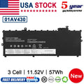 01AV430 Battery For Lenovo ThinkPad X1 Carbon 2017 5th 6th Gen 2018 01AV429 57Wh