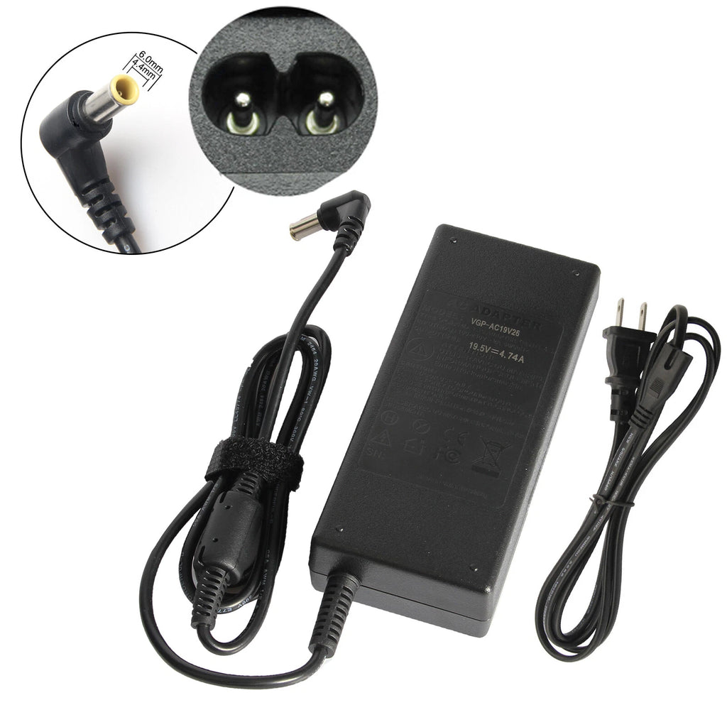 90W AC Adapter For Sony Bravia Smart LED HDTV LCD TV Charger Power Supply Cord F