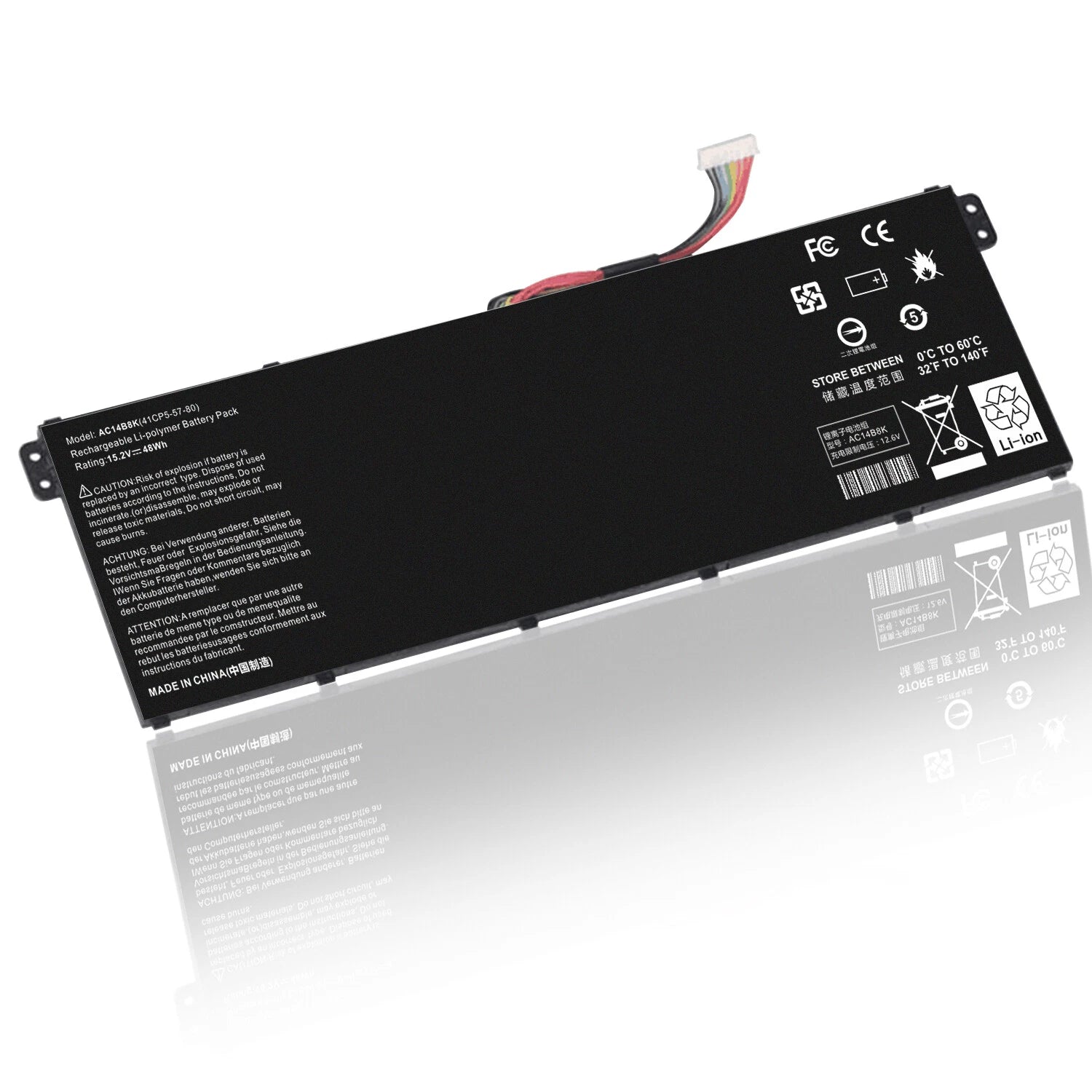 AC14B8K Laptop Battery for Acer Chromebook CB5-311 CB3-531 CB5-571 4ICP5/57/80