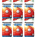 6 Pcs Panasonic CR1620 1620 Lithium 3V Coin Cell Battery