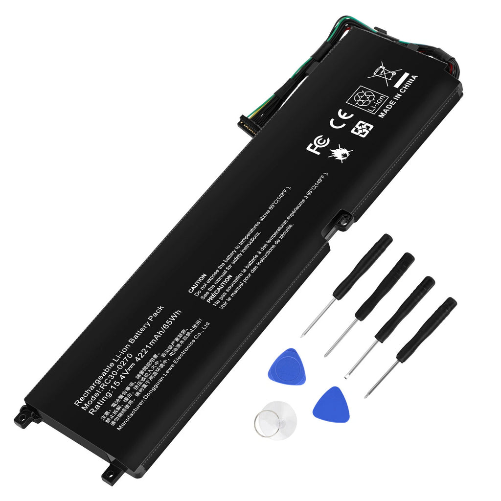 ??New RC30-0270 RZ09-0270 RZ09-0300 Battery for Razer Blade 15 2018 2019 Base