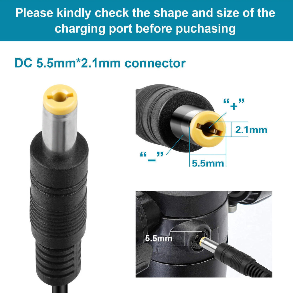 Charger 42V 2A for Segway Ninebot ES2/ES4/E22/ES1L Electric Kick Scooter