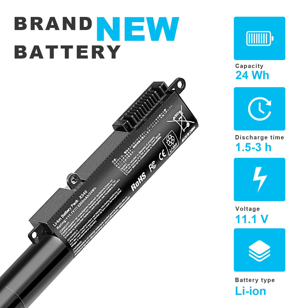 A31N1519 Battery for ASUS X540S X540L X540LA-SI302 X540SA X540S R540L 11.1V