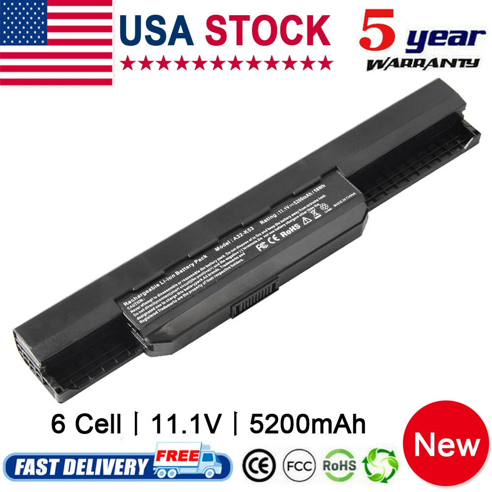 Battery A32-K53 A41-K53 for ASUS K53 K53E X54C X53S X53 K53S X53E PC Laptop 58Wh