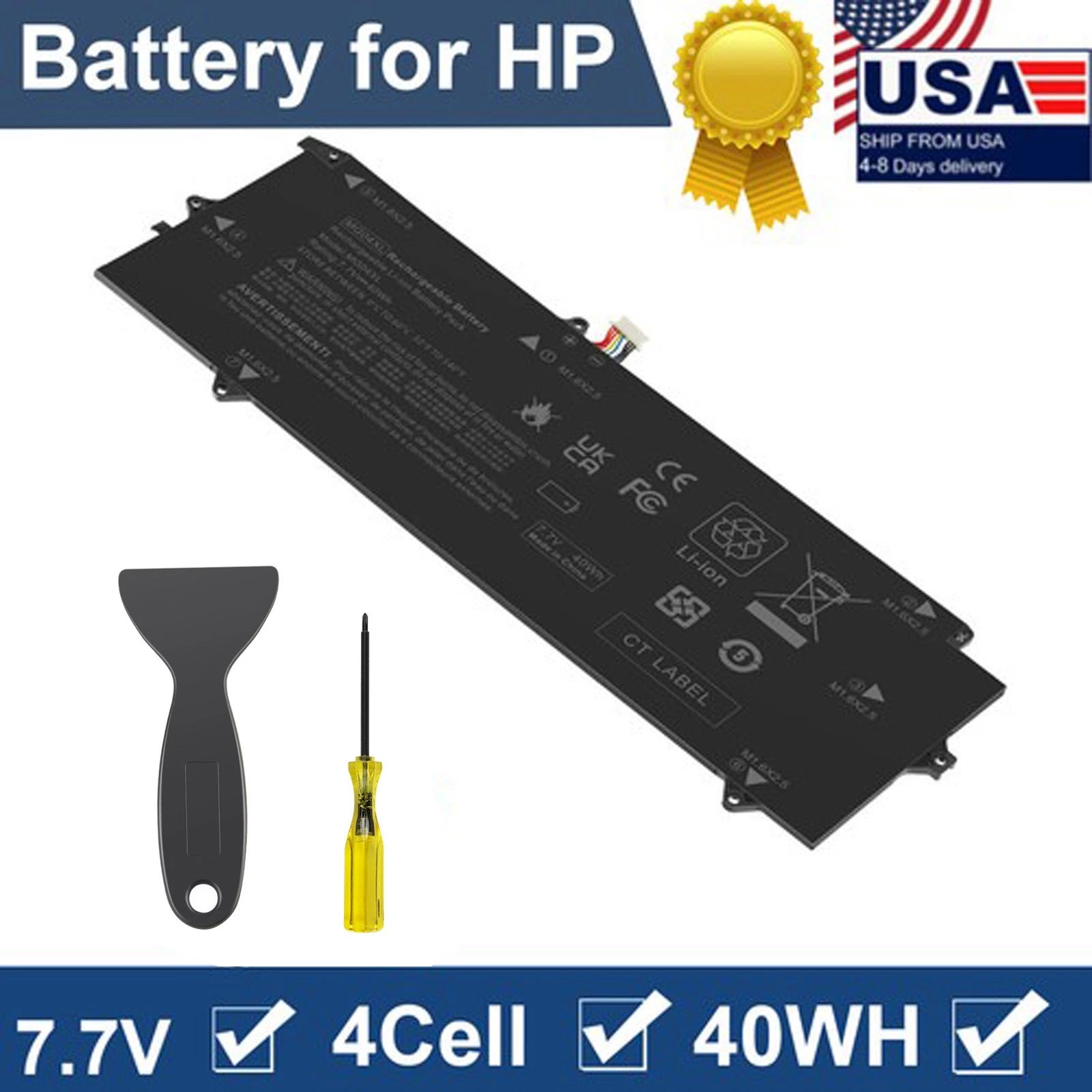 Replace Battery MG04XL For HP Elite X2 1012 G1 Series 812205-001 812060-2C1 40Wh