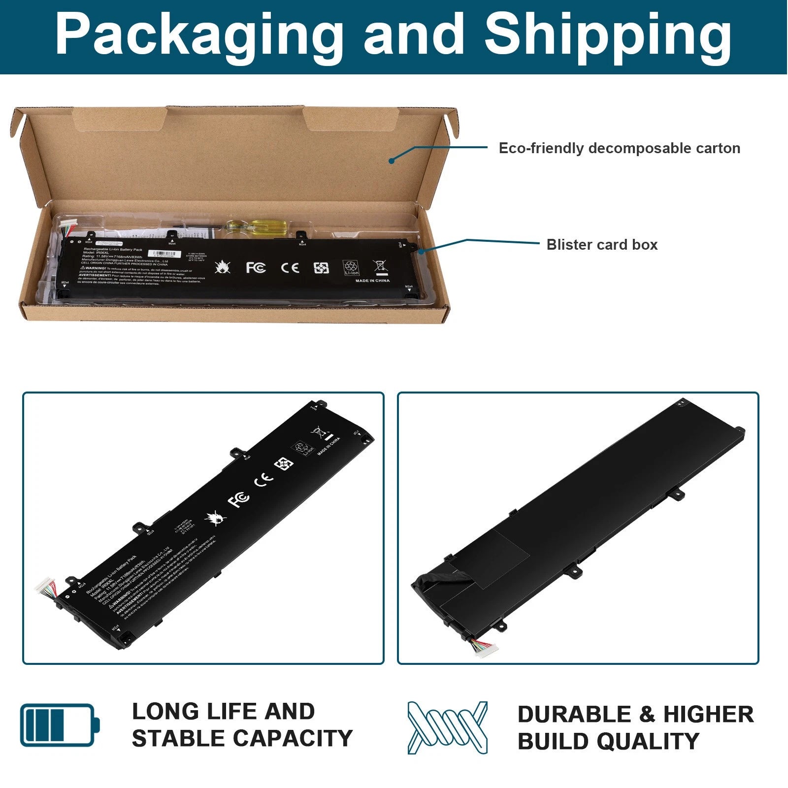 IR06XL M02029-005 Battery for HP ZBook Power G7 G8 G9 G10 Mobile Workstation New