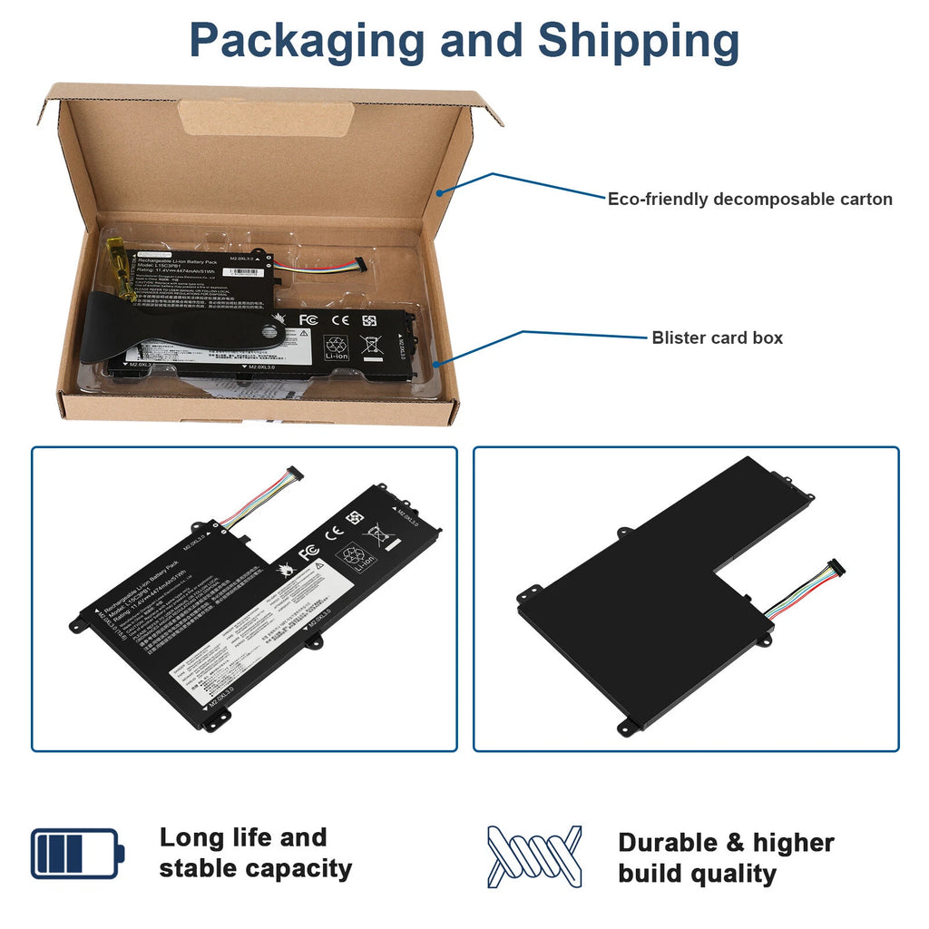 New L14M2P21 L14L2P21 Battery for IdeaPad 330S-15IKB 5B10Q39203 5B10Q39204