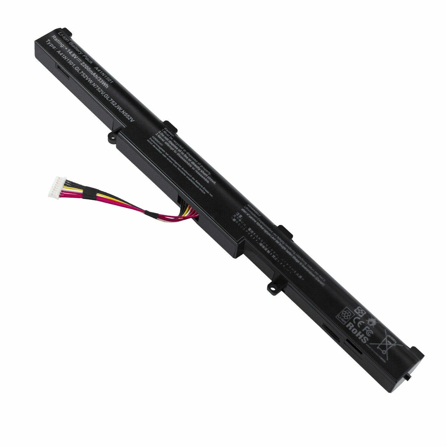 Battery A41N1501 For ASUS N552V N552VW N752 N752V N752VW GL752 GL752V Notebook