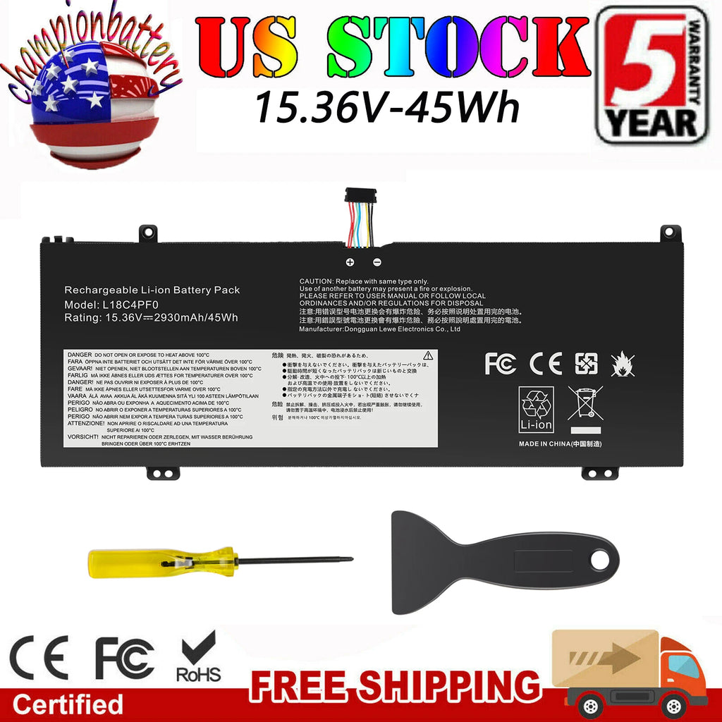L18D4PF0 L18C4PF0 Battery for Lenovo ThinkBook 13s-IWL 14s-IWL 14s-IML V540S