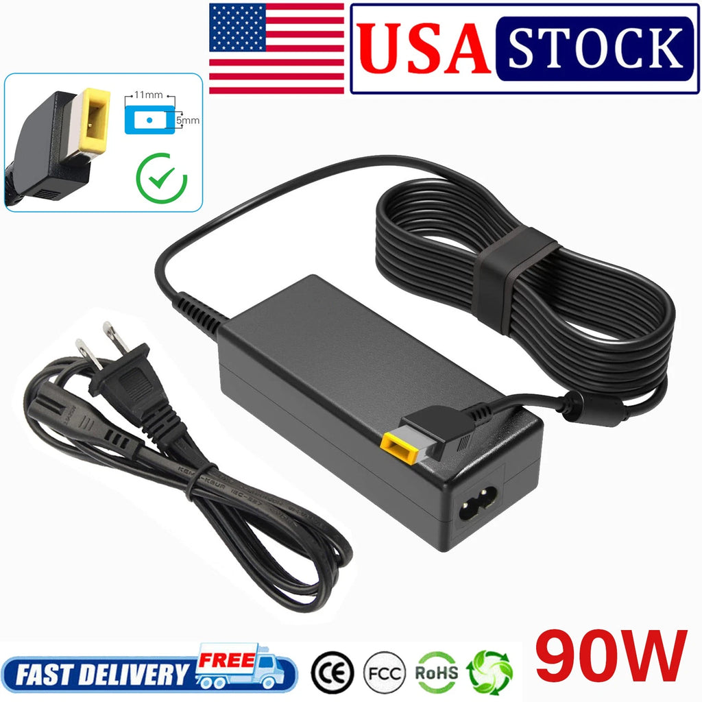 For Lenovo Thinkpad 90W AC Power Adapter 20V 4.5A ADLX90NLC2A, 36200287, 45N0483