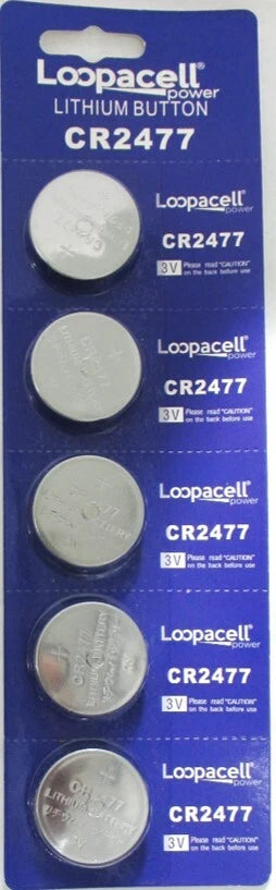 20 NEW LOOPACELL CR2477 3V LITHIUM BATTERIES CR 2477 BR2477 DL 2477 ECR2477