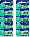 Murata 395/399 SR927/W/SW Battery 1.55V Silver Oxide Watch Button Cell -...