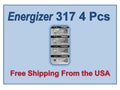 4 Energizer Silver Oxide SR516SW SR516W SR516 1.55V Battery