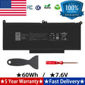 Battery For Dell Latitude 12 13 14 E7280 E7480 7000 7280 7480 7490 7380 7390 US