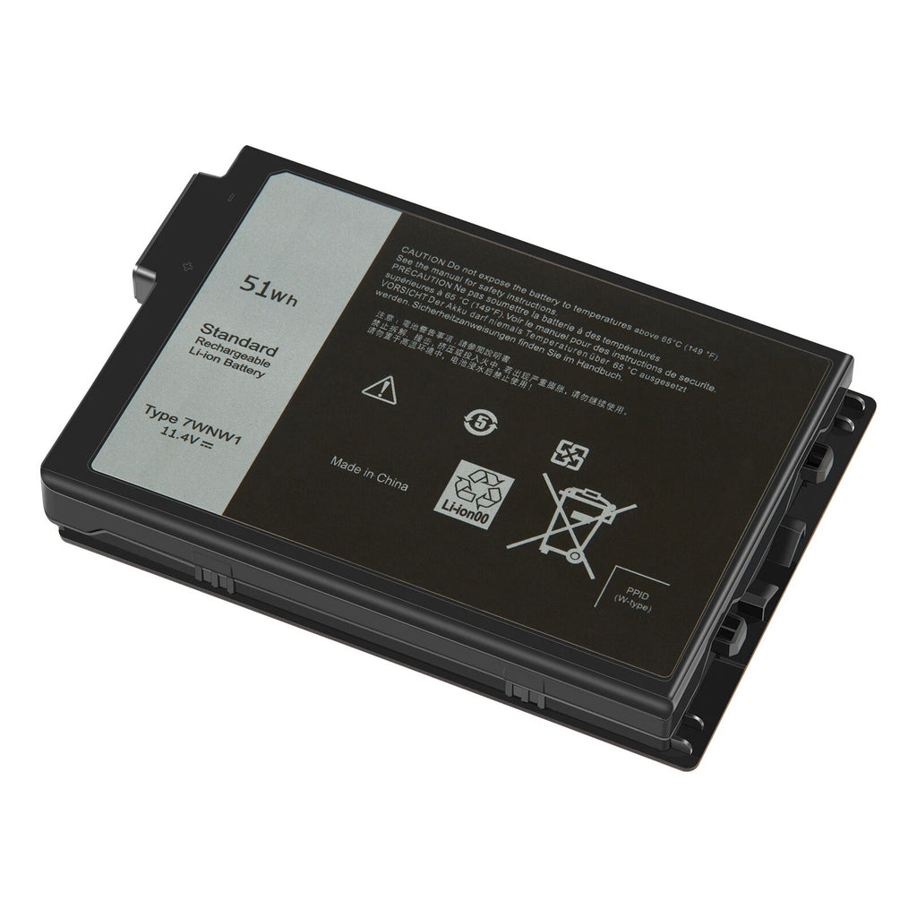 Battery For Dell Latitude 5420 5424 7424 Rugged Type 11.4V 51Wh GK3D3 7WNW1