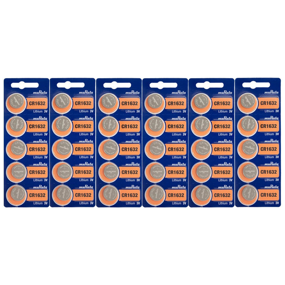 30 x Murata CR1632 Lithium Coin 3V Battery - Made in Japan