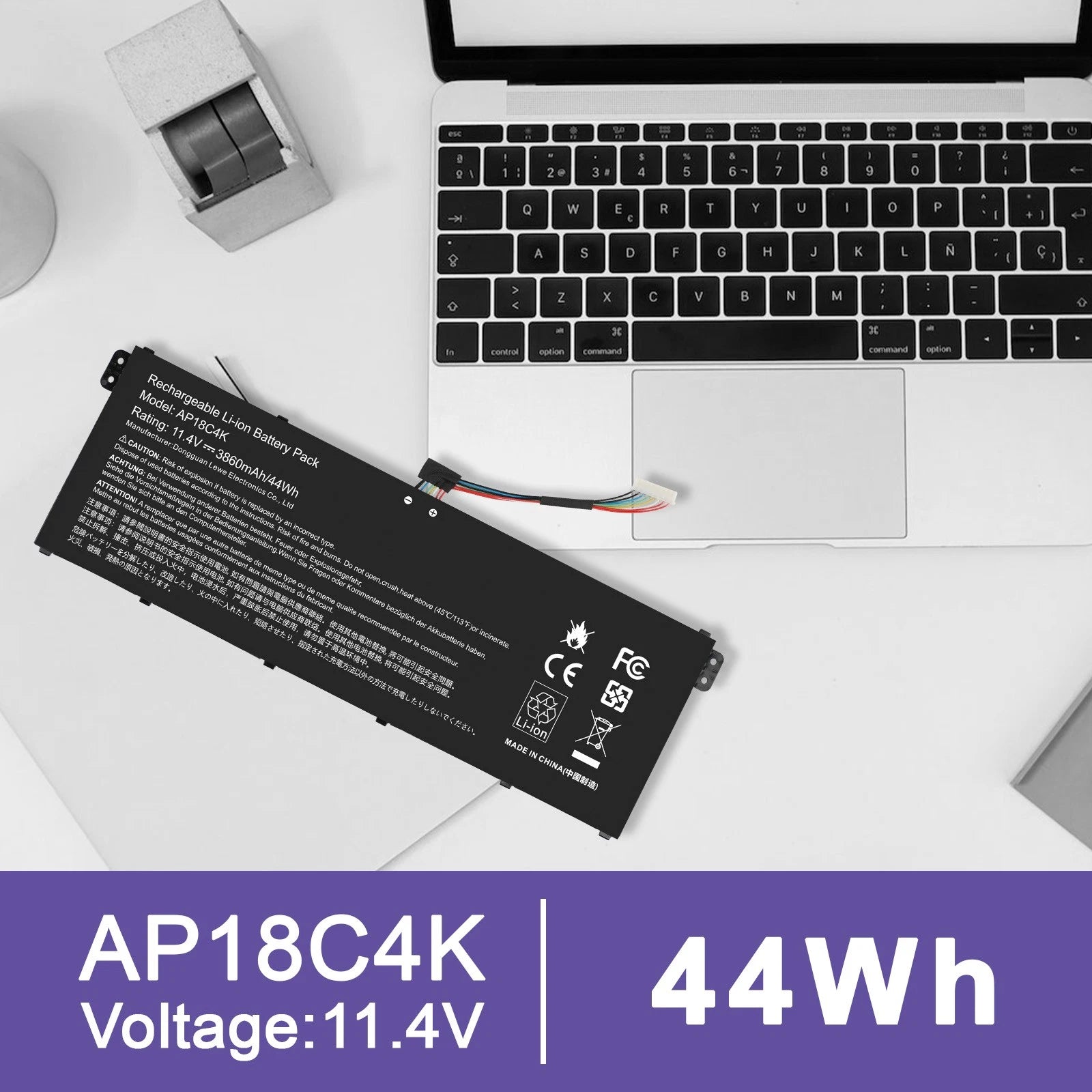 AP18C4K Battery for Acer Aspire 5 A515-43 A515-44 A515-54G SPIN 3 SP314-54N NEW