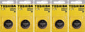 5 Toshiba CR2477 2477 Lithium Coin Cell 3V Batteries