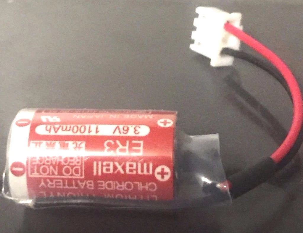 Brand New Maxell ER3 3.6V Li-ion PLC Battery with PM-20BL Plug
