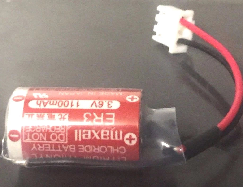Brand New Maxell ER3 3.6V Li-ion PLC Battery with PM-20BL Plug