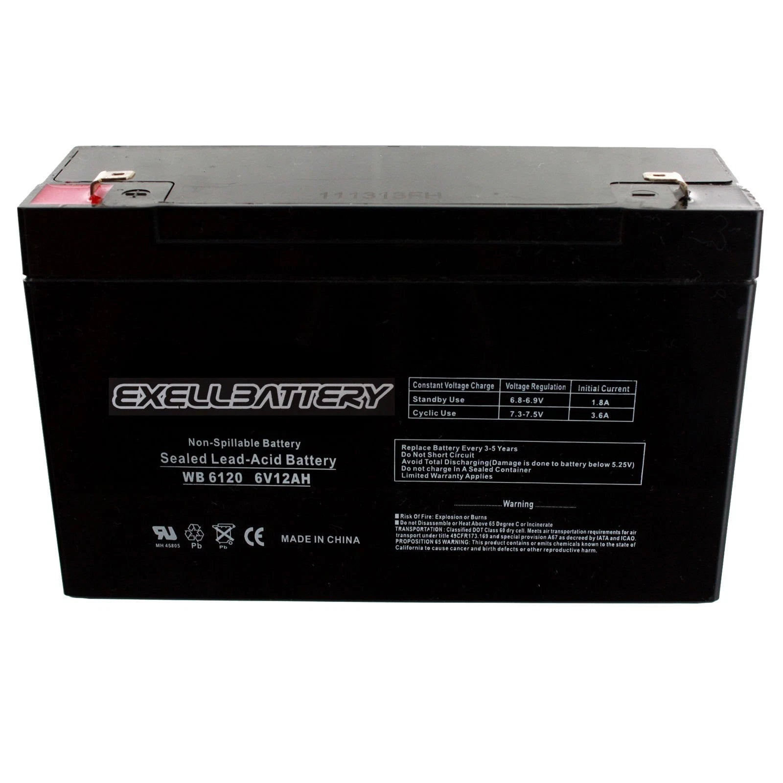 Kids Ride On Motorcycle & Cars 6V Toy Battery Replacement 6 volt Battery 12ah