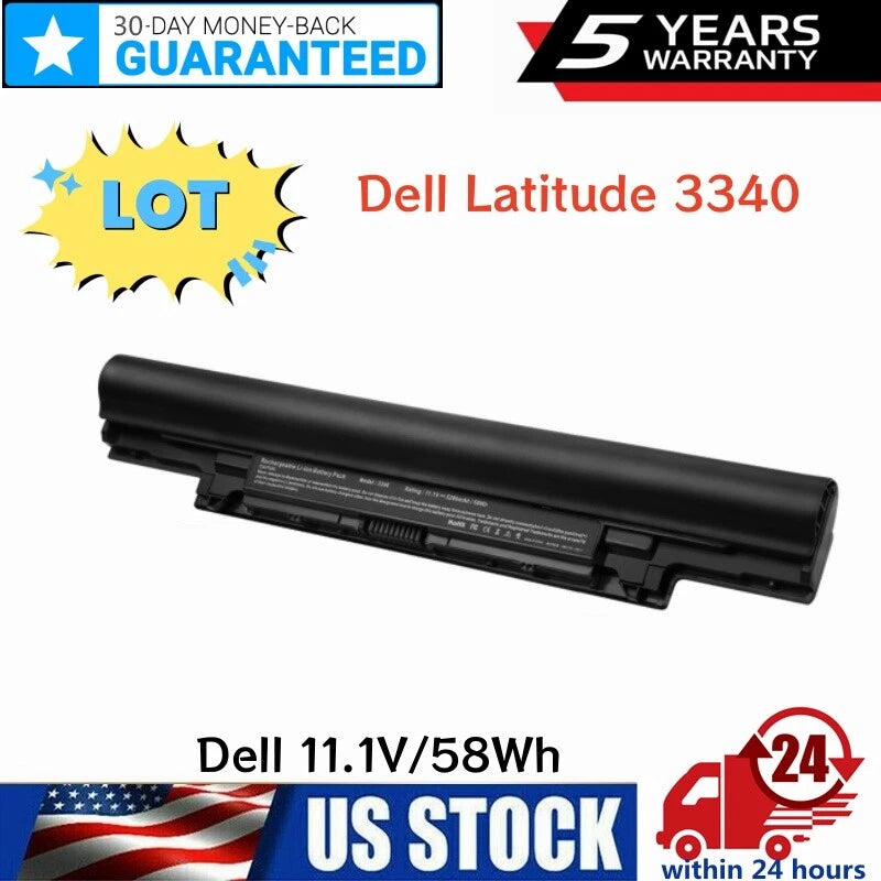 LOT 3340 Battery For Dell Latitude 3340 3350 Series V131 2nd,451-BBJB, 451-BBIY