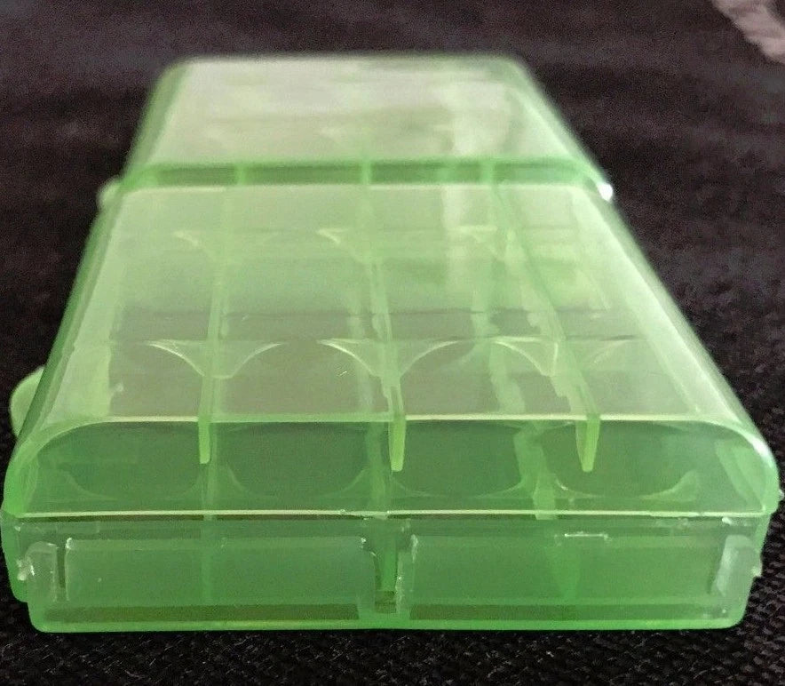 Brand New "2" Plastic Storage Case Holder Box for AA,10440, 14500 Battery Green